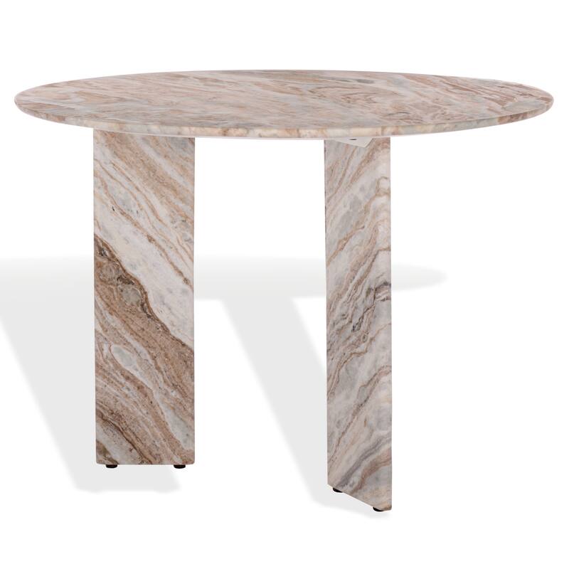 SAFAVIEH Couture Bindi 3-Leg Marble Dining Table - 42"W x 42"D x 30"H