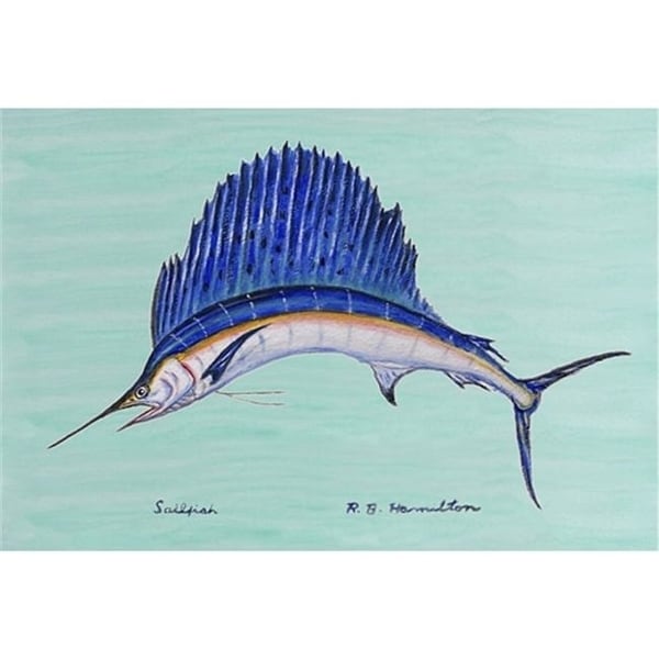 Betsy Drake DM006G 30" x 50" Sailfish Doormat