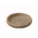 preview thumbnail 1 of 34, Round Decorative Wood Tray 1-Tier - Brown