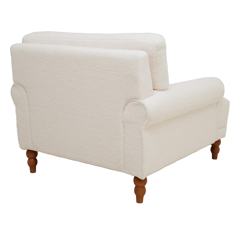 37.8" Velvet Accent Chair