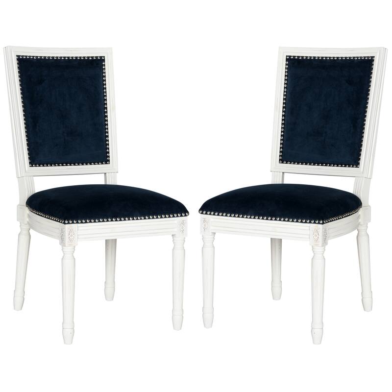 SAFAVIEH Sharen Rectangular Dining Chair (Set of 2). - 20"W x 24"D x 38"H