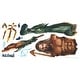 preview thumbnail 3 of 2, Green & Orange & Yellow Aquaman Giant Wall Decals by RoomMates