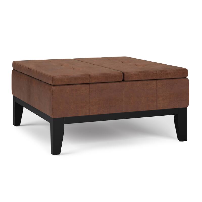 WYNDENHALL Lancaster 36-in. Wide Contemporary Square Table Ottoman