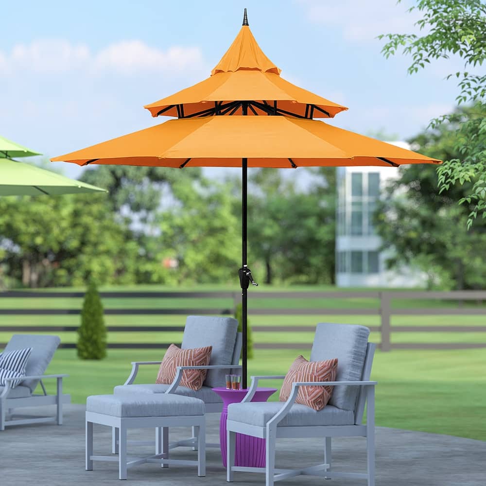 Maypex 9-foot Pagoda Market Umbrella
