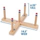 preview thumbnail 5 of 5, Ring Toss Game - 14.5 inches wide 6.25 inches tall
