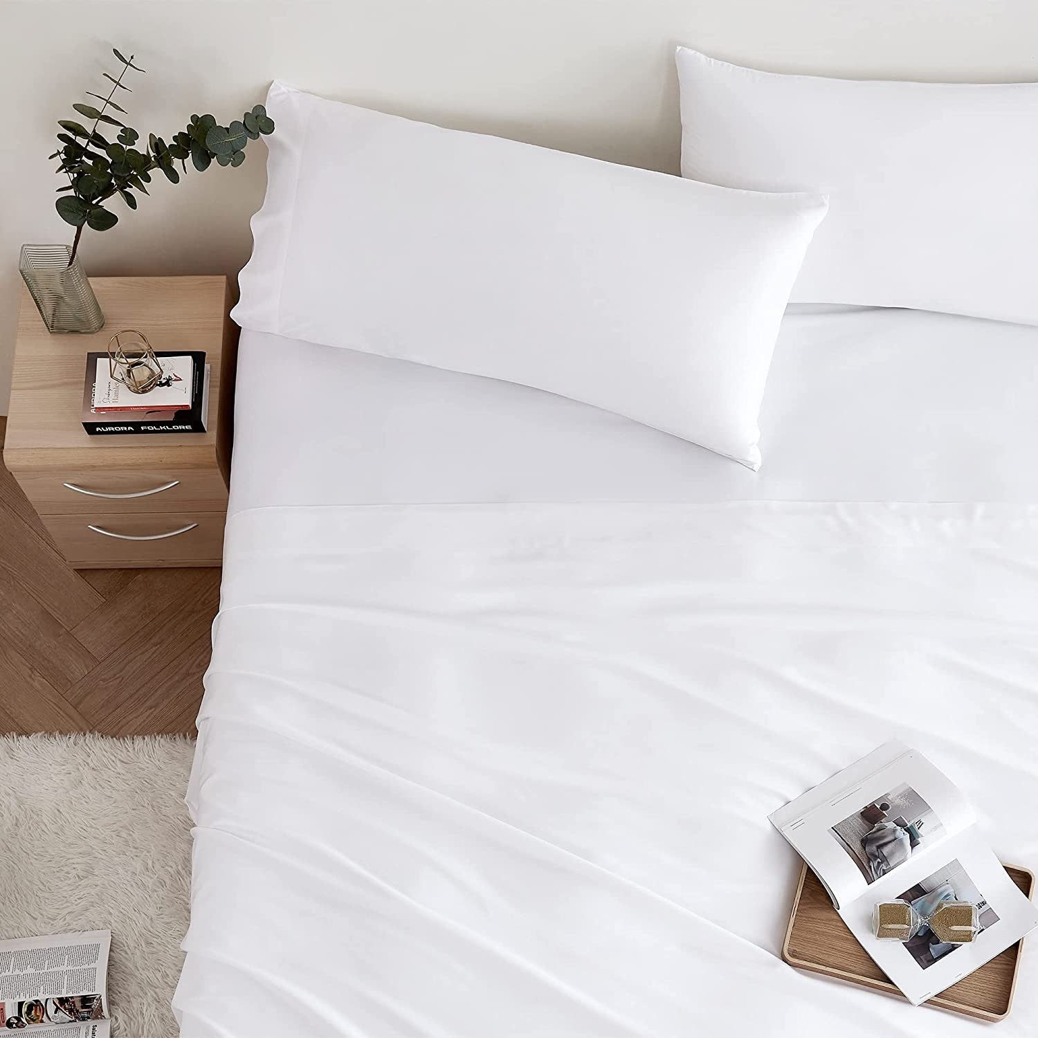 Snorze Cloud Sheet Set - Ultra Cozy Coma Inducer in White-image