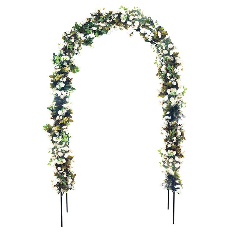 78"H x 45"W Garden Arch Trellis,Adjustable Metal Arbor Trellis