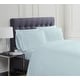 preview thumbnail 18 of 21, Vince Camuto 1000TC CVC Bed Sheet Set Full - Light Blue