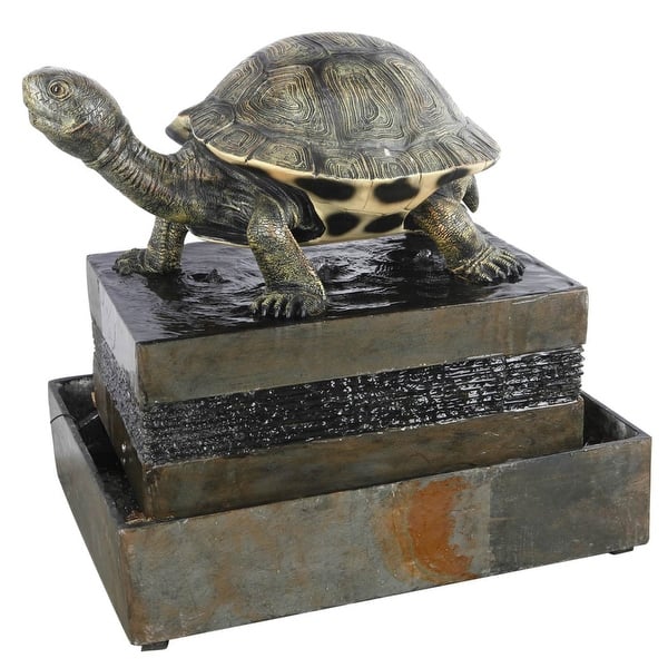 slide 1 of 1, Tortoise Treasure Fountain