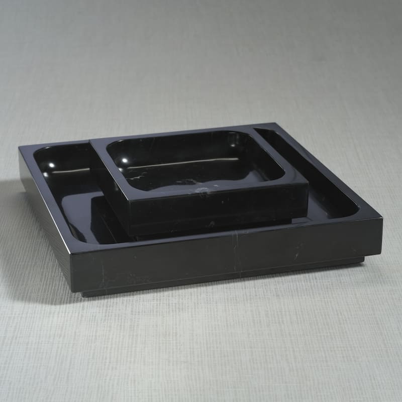 Nero Marquina Natural Marble Tray