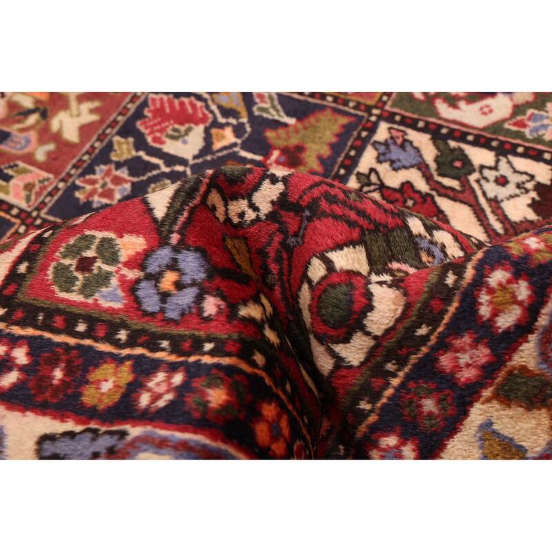 ECARPETGALLERY Hand-knotted Kayseri Dark Red Wool Rug - 4'8 x 7'0