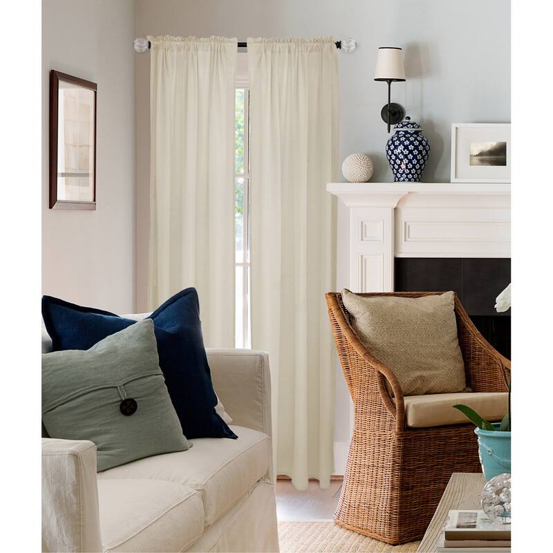 Lumi 5/8" Single Curtain Rod Set (3 Colors) -Acrylic Pumpkin finials