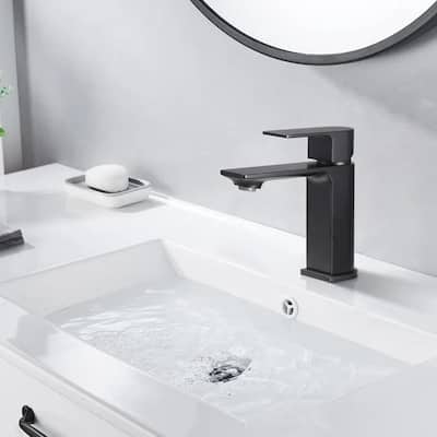 Rbrohant Bathroom Solid Brass Sink Faucet Single Handle Single Hole Faucet