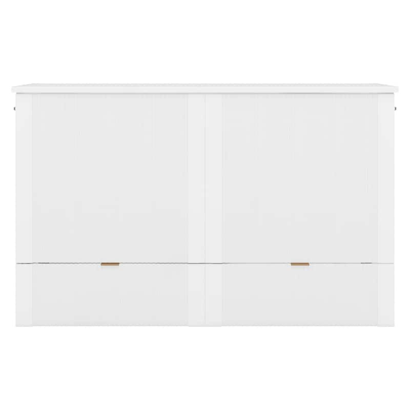Queen Size Murphy Bed Wall Bed with drawer and a set of Sockets