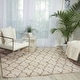 preview thumbnail 86 of 114, Nourison Amore Shag Area Rug Ivory - 6'7" Square - Runner/Square
