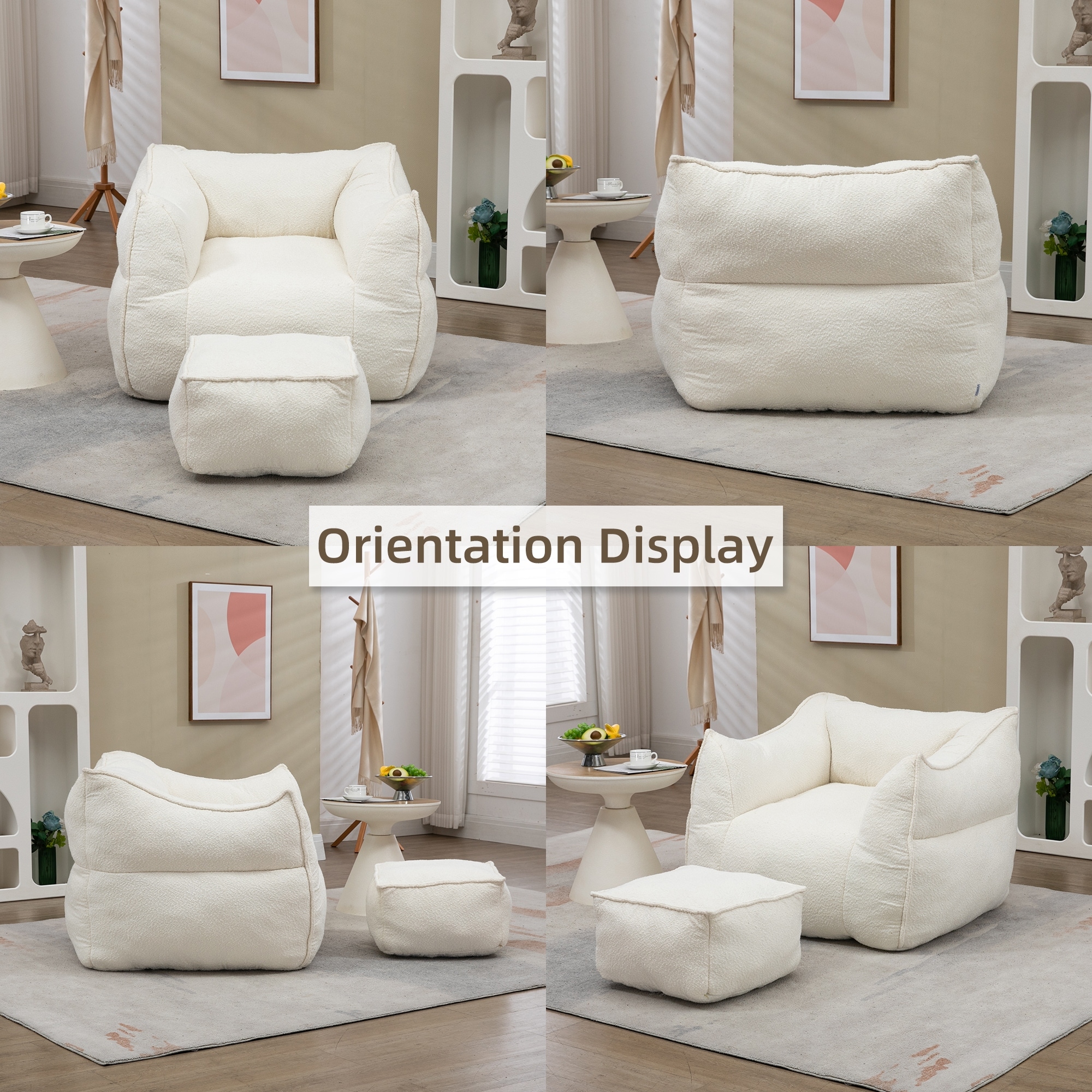 Armless deals bag chairs