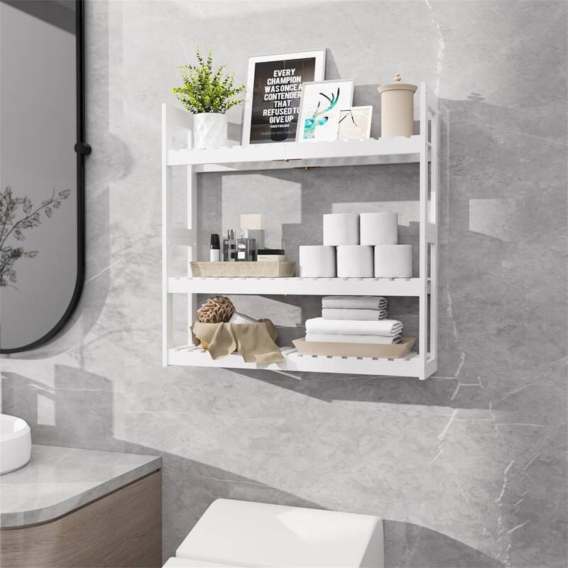 Over The Toilet Storage - 5.9"D x 23.6"W x 21.3"H