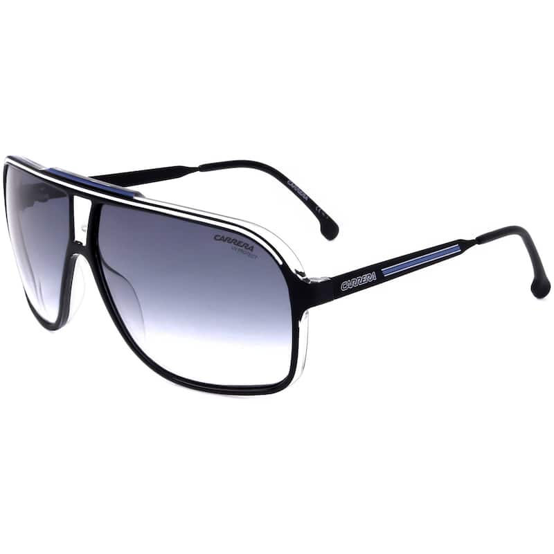 Carrera Men's Grand Prix 64mm Black Blue Sunglasses GRANDPRIX3-D51-08