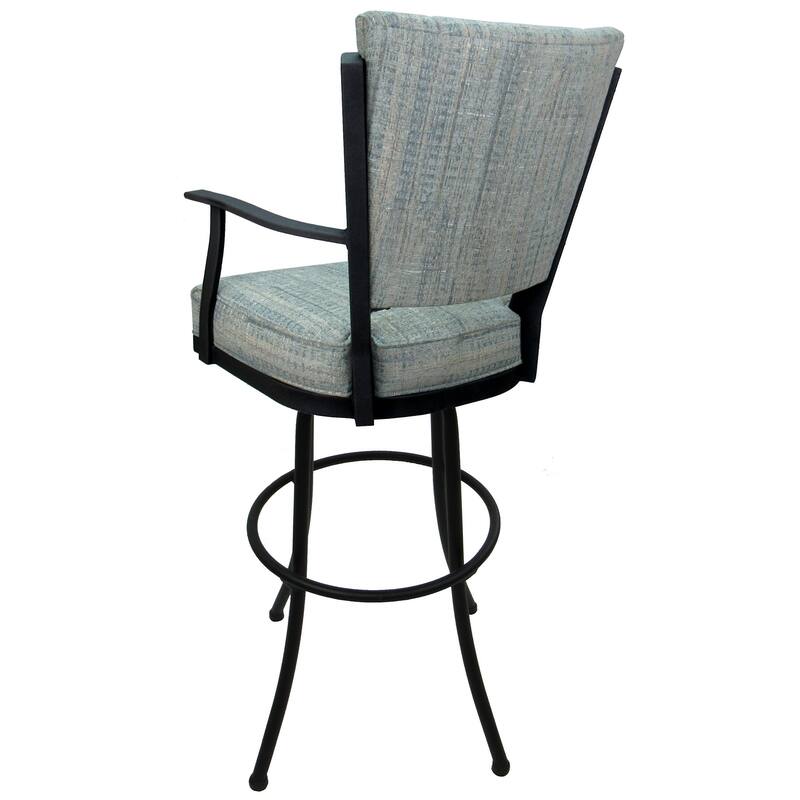 Swivel Extra Tall 34" (35") Metal Bar Stool Montana on Noam Base - 34" Seat