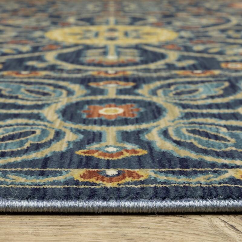 HomeRootsMedallion Traditional Runner Area Rug