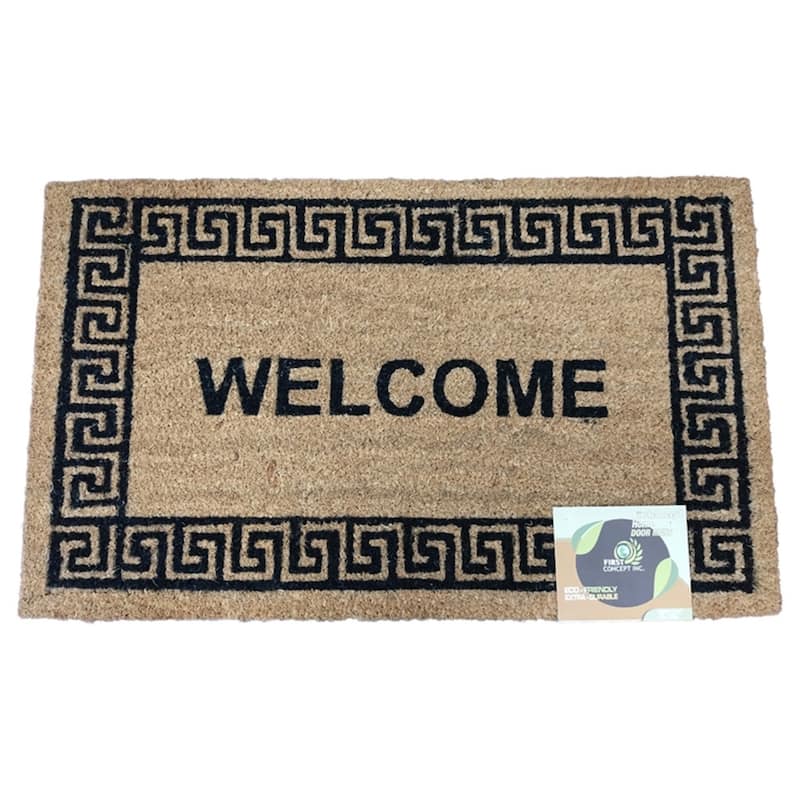 PVC Tufted Mat Bleach Printed 18 inch x 30 inch - 18" x 30"