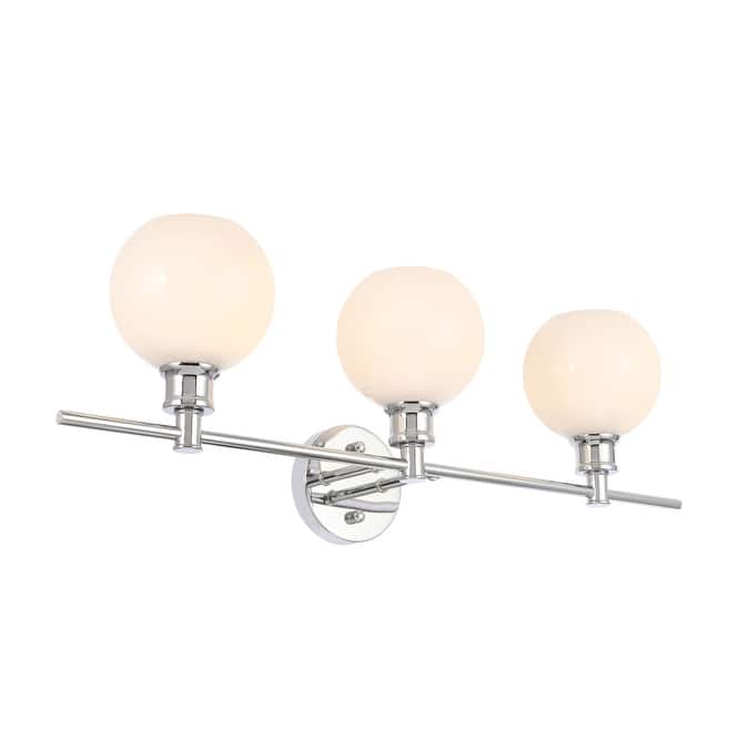 Camille 3-Light Frosted Glass Wall Sconce