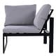 preview thumbnail 24 of 27, Industrial Style Outdoor Sofa Combination Set