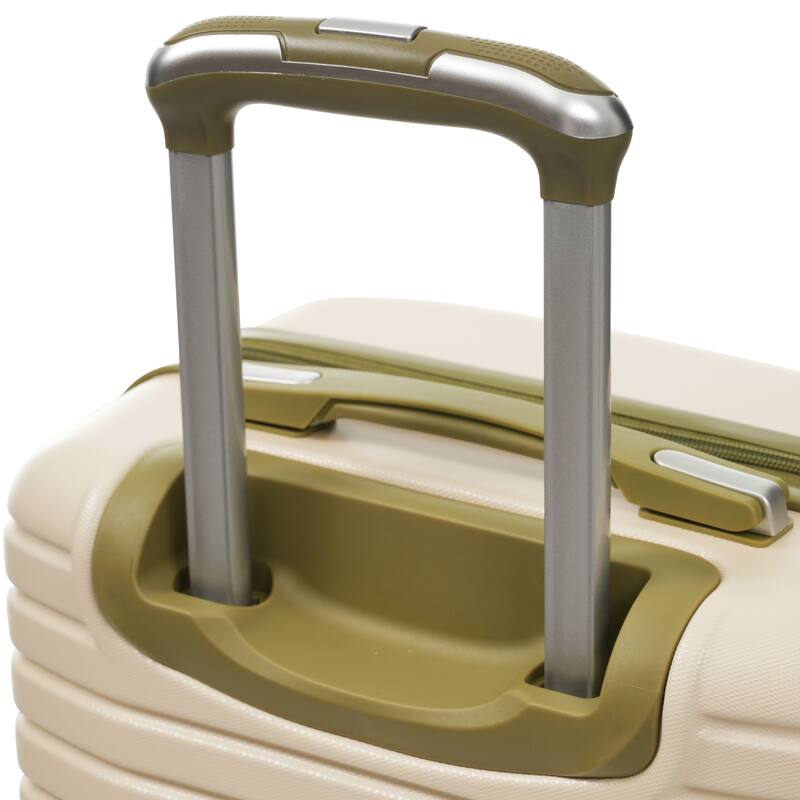 3 Piece Carry on Luggage Set, ABS Hardshell Lightweight Durable Suitcase with Wheels and Duffel Bag & Toiletry Bag, for Travel