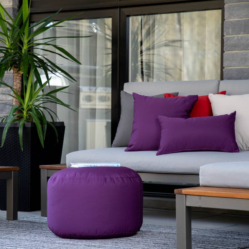Gouchee Home Soleil Indoor/ Outdoor Ottoman Pouf