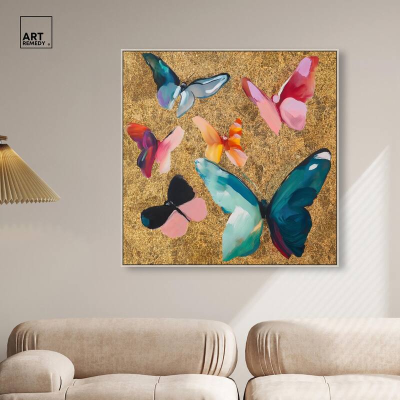 Spectrum of Wings Canvas by Art Remedy