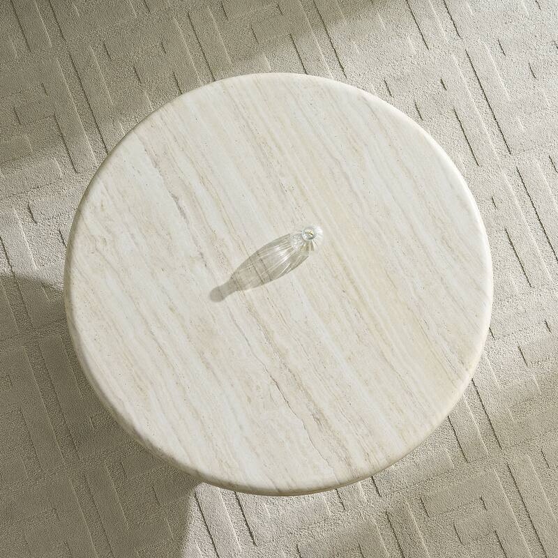 35.04''Fiberglass Round Center Coffee Table