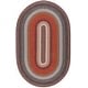 preview thumbnail 39 of 41, SAFAVIEH Handmade Braided Gula Machine Washable Country Rug 4' x 6' Oval - Brown/Rust - Oval