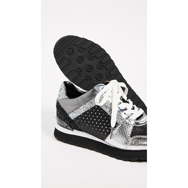 michael kors billie trainer lace up sneakers