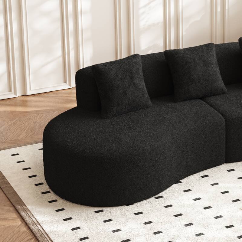 Modern Velvet 5-Seater Sofa for Living Room and Bedroom,Offices and Apartments