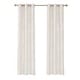 preview thumbnail 44 of 62, Room Darkening Silver Foil Pattern Grommet Curtains 2 Panels 38 x 45 Inch - Beige