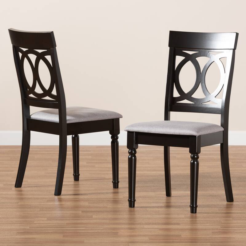 Lucie Modern and Contemporary 2-PC Dining Chair Set