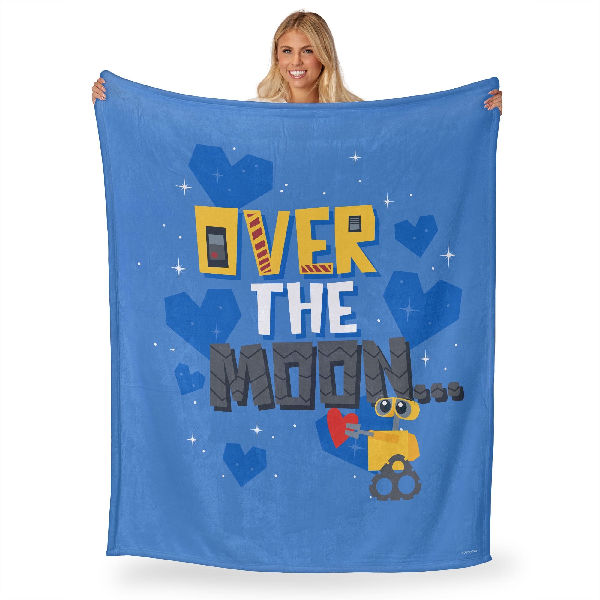 Disney Pixar Wall E Over The Moon Silk Touch Throw Blanket
