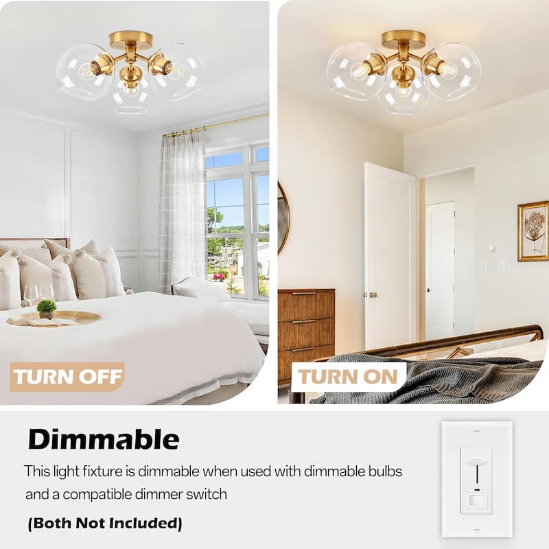 3-light chandelier light gold entryway light metal ceiling lights