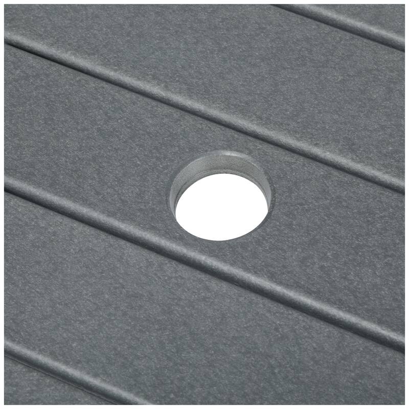 Polytrends Laguna Hdpe All Weather Outdoor Patio 35" Round Counter Table