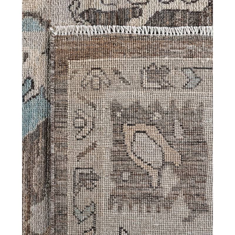 Oushak One-of-a-Kind Hand-Knotted Area Rug - Brown - 8' 2" x 9' 9"