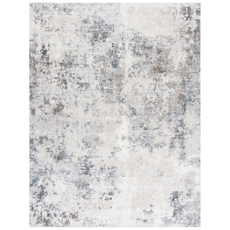 SAFAVIEH Aston Shahide Modern Abstract Rug - 8' x 10' - Ivory/Grey