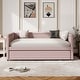 preview thumbnail 10 of 19, Upholstered Daybed with Trundle for Guest Room