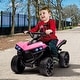preview thumbnail 26 of 28, 6V Kids Ride-on Toy, 4-Wheeler ATV Play Car Pink