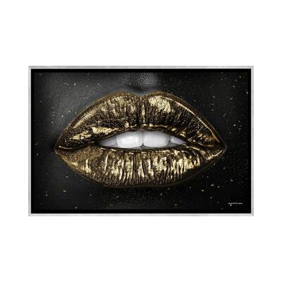 iCanvas "Luciuos Gold" by Johan Marais Framed