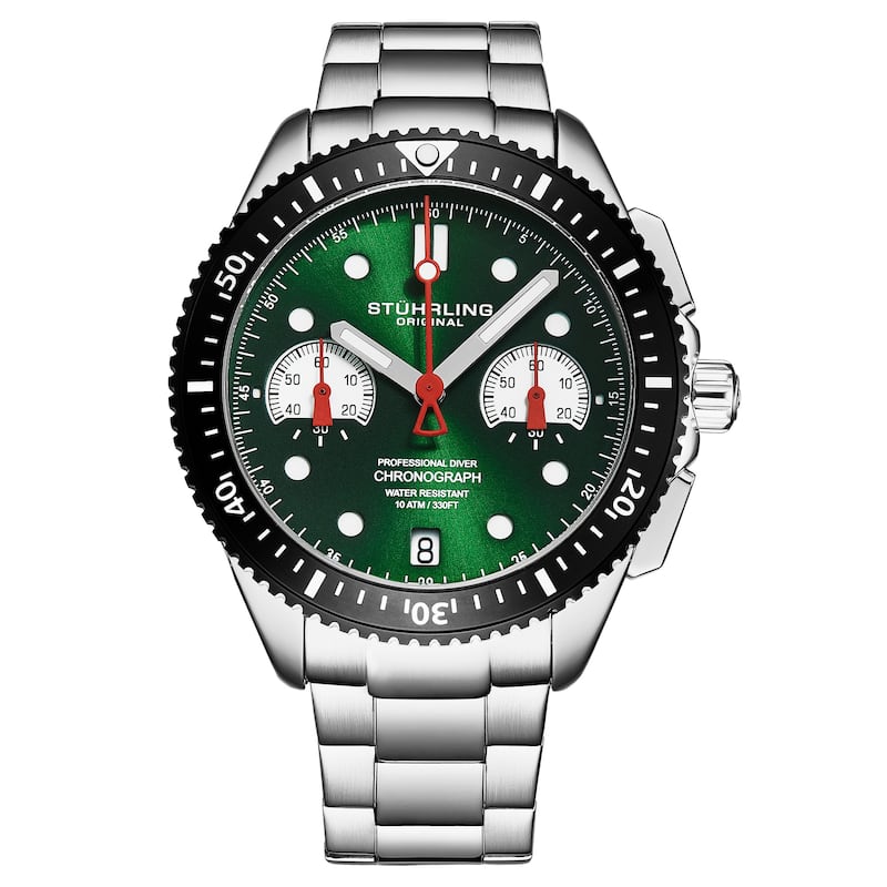 Velocity 4016 Quartz 42mm Chronograph - Green