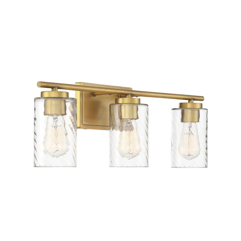 Meridian M80038 3 Light 24" Wide Bathroom Vanity Light with Swirl