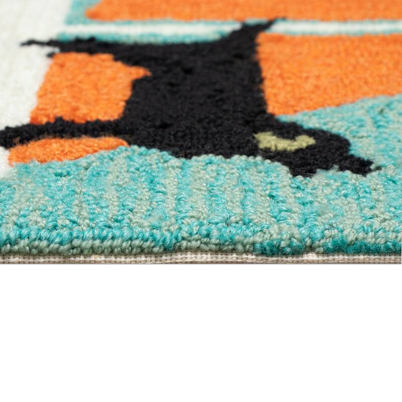 Liora Manne Frontporch Sailing Dog Indoor/Outdoor Rug - 2' x 5'