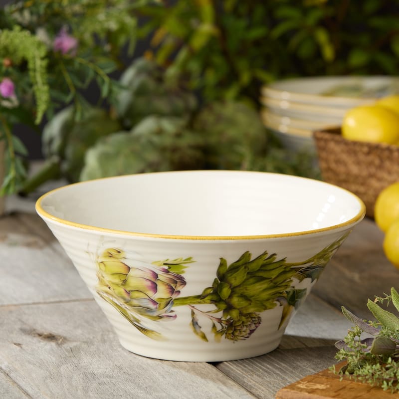 Certified International Verdura Deep Bowl 11" x 5", 106 oz. - 11'' W x 11'' D x 5'' H