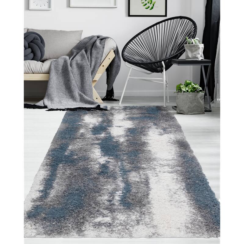 Noori Rug Lux Zara Abstract 2-Inch Shag Rug