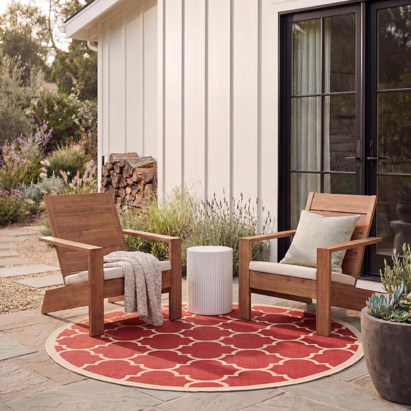 SAFAVIEH Courtyard Sibel Indoor /Outdoor Waterproof Patio Backyard Rug